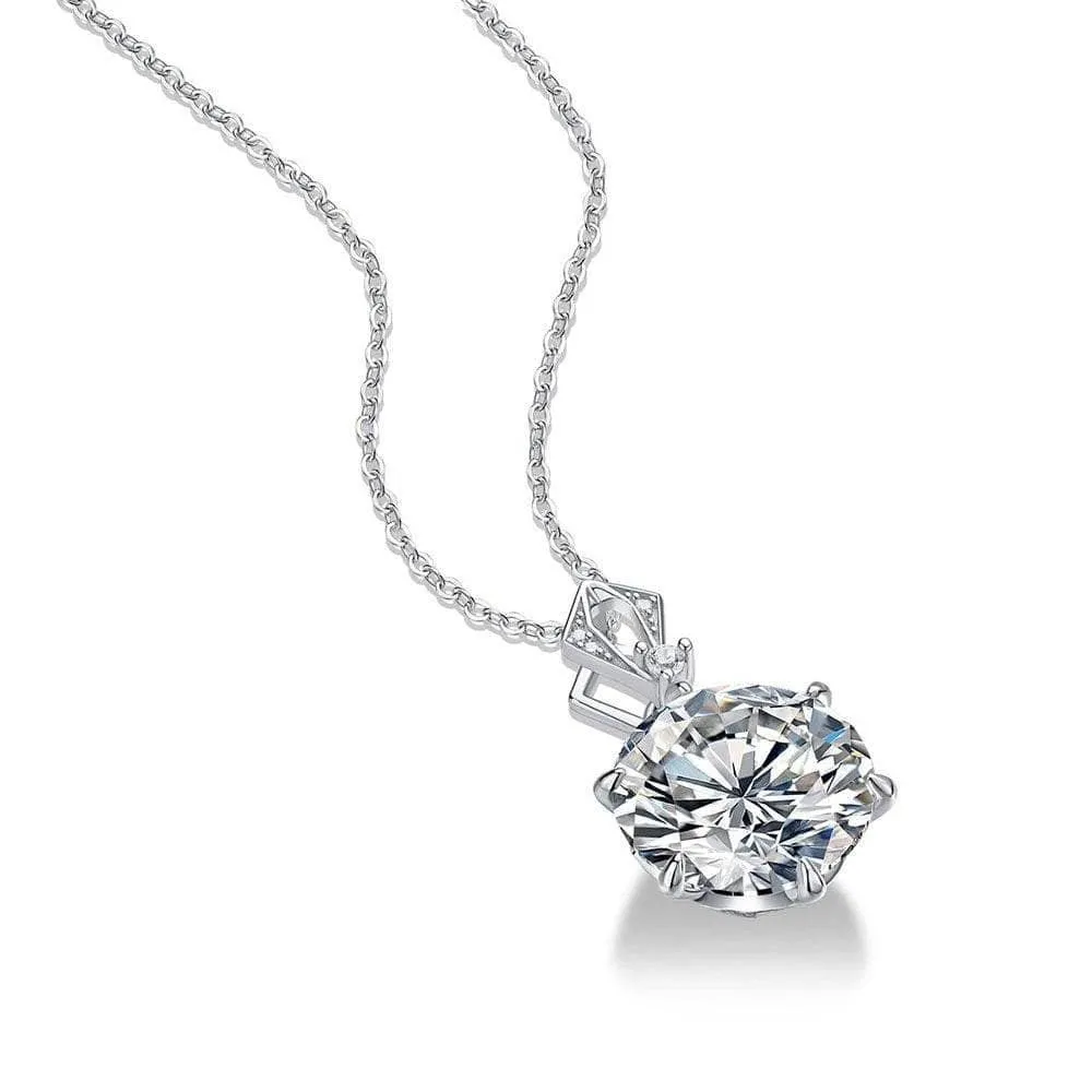 10 Ct Diamond Pendant Necklace
