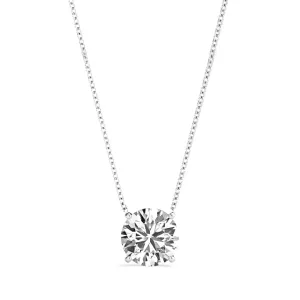 1/3 ct. Lab Diamond Solitaire Necklace