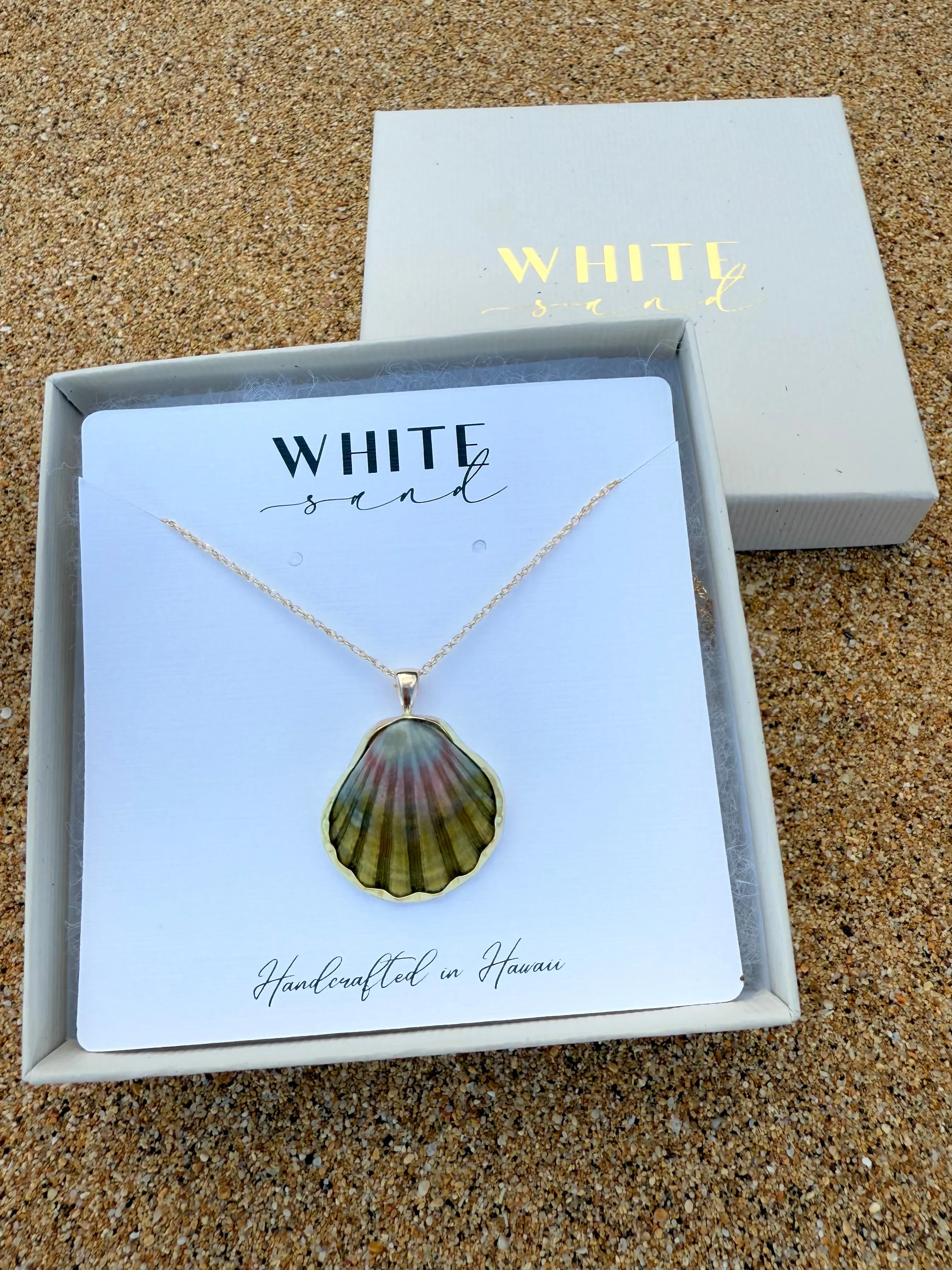 14K Gold Bezeled Moonrise Necklace