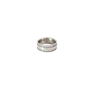 14k white gold .75ct F VS2 Round Diamond ring