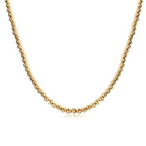 14K Yellow Gold Lydia Beaded Necklace