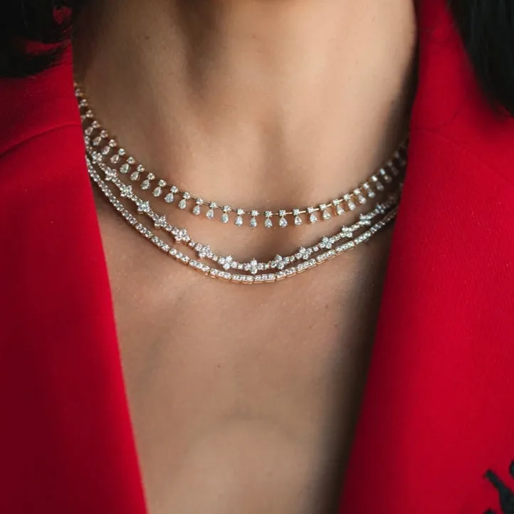 14KT Gold Diamond Stellar Luxe Necklace