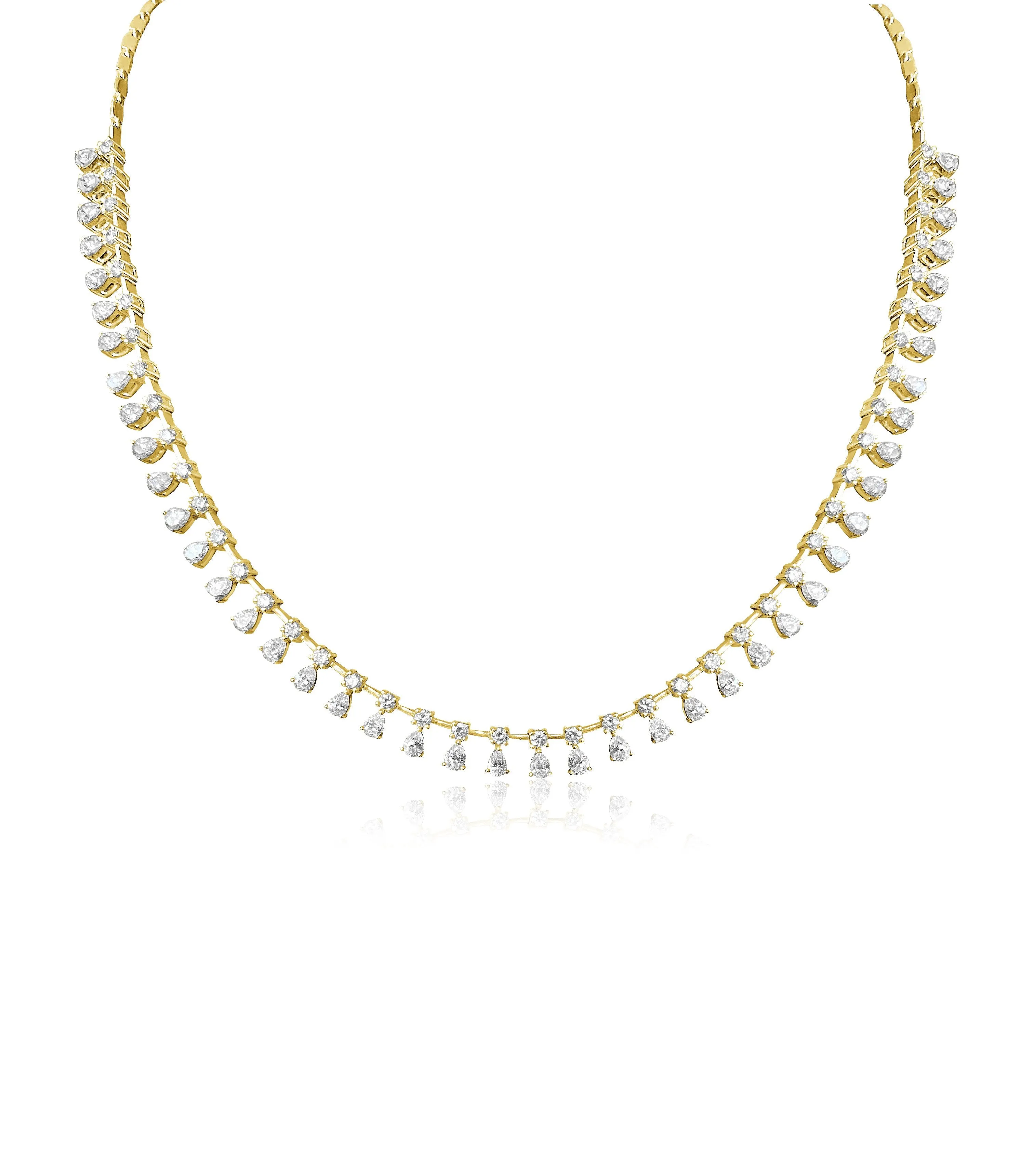 14KT Gold Diamond Stellar Luxe Necklace