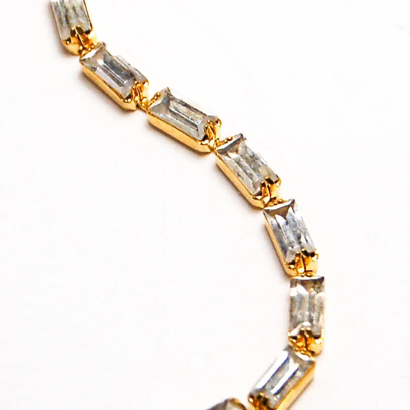 1970's Coral and Black Statement Necklace with Rhinestones by KJL