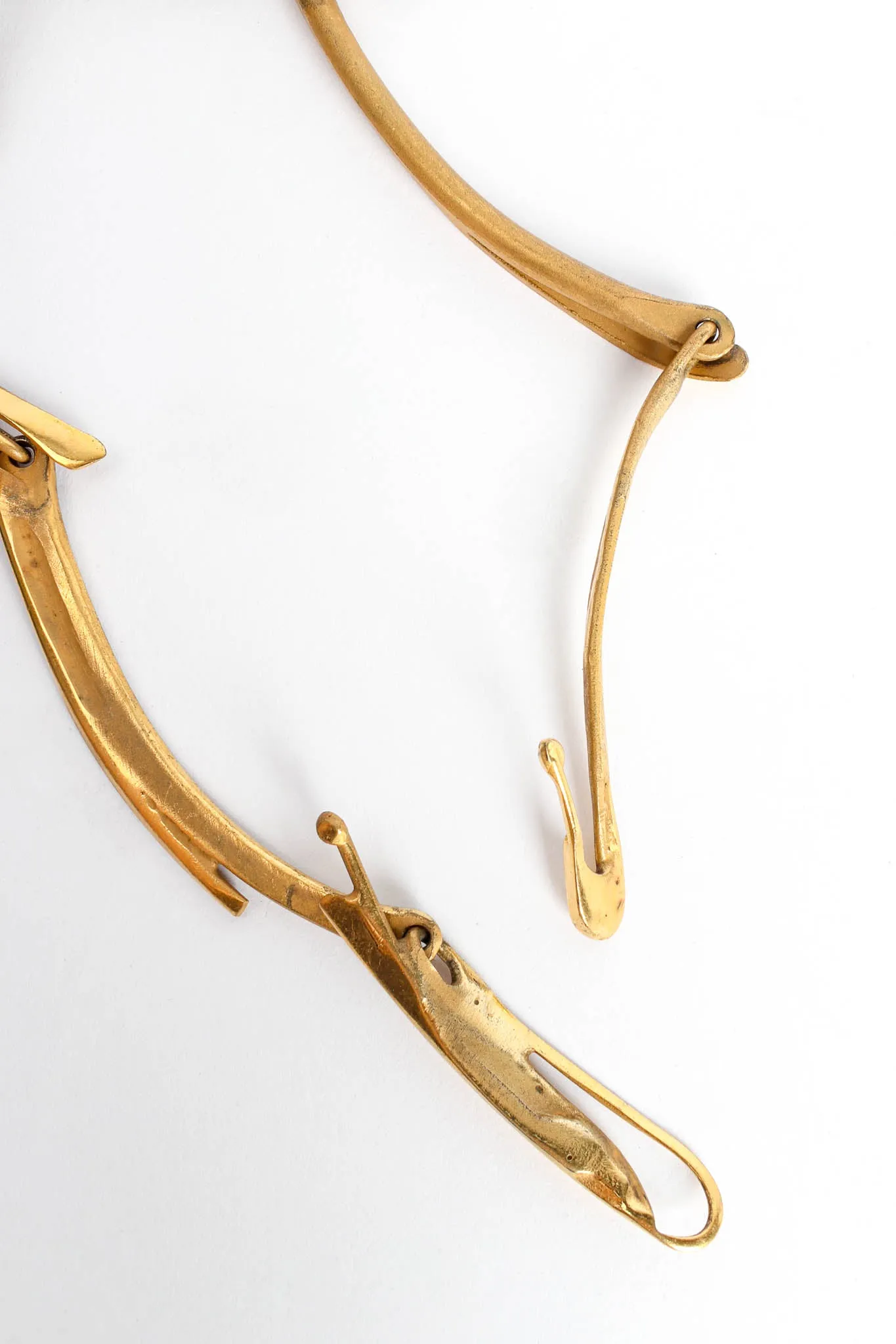 1988 Abstract Flame Choker Necklace