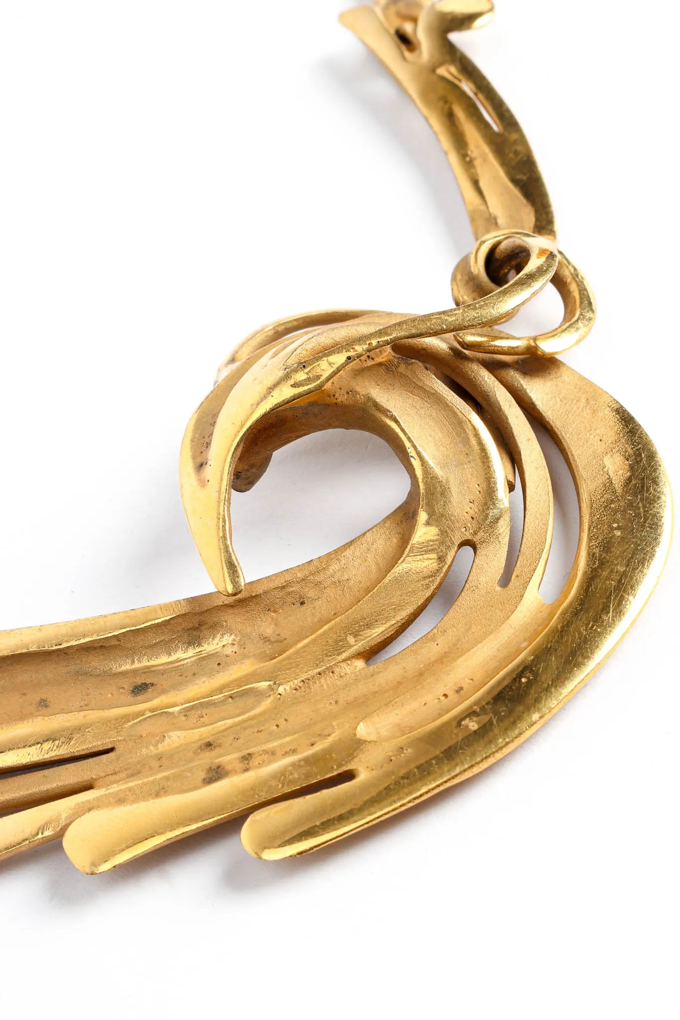 1988 Abstract Flame Choker Necklace