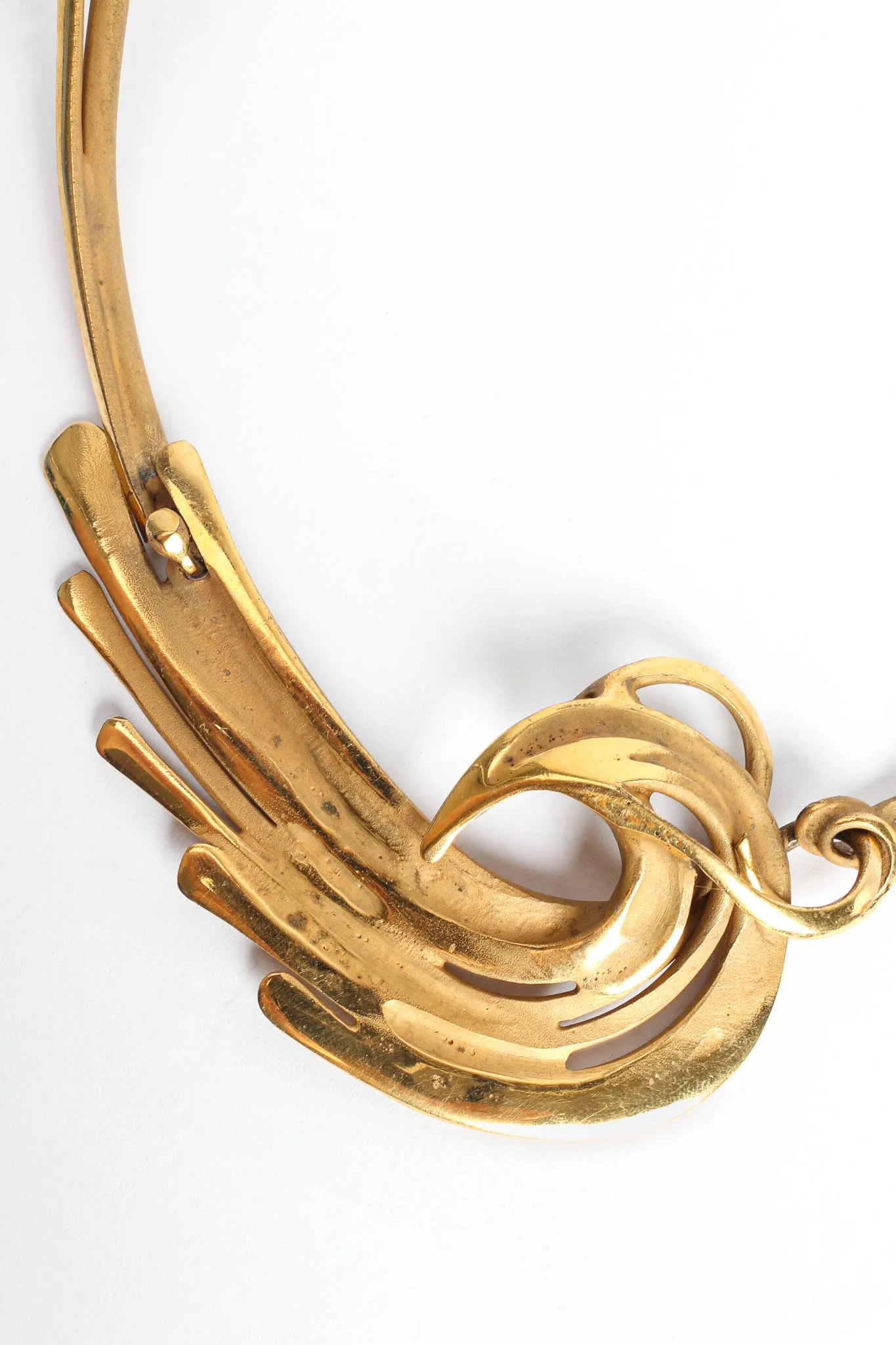 1988 Abstract Flame Choker Necklace