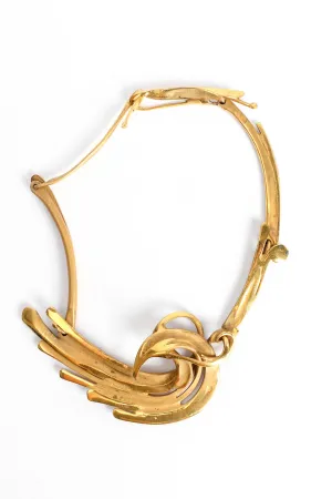 1988 Abstract Flame Choker Necklace