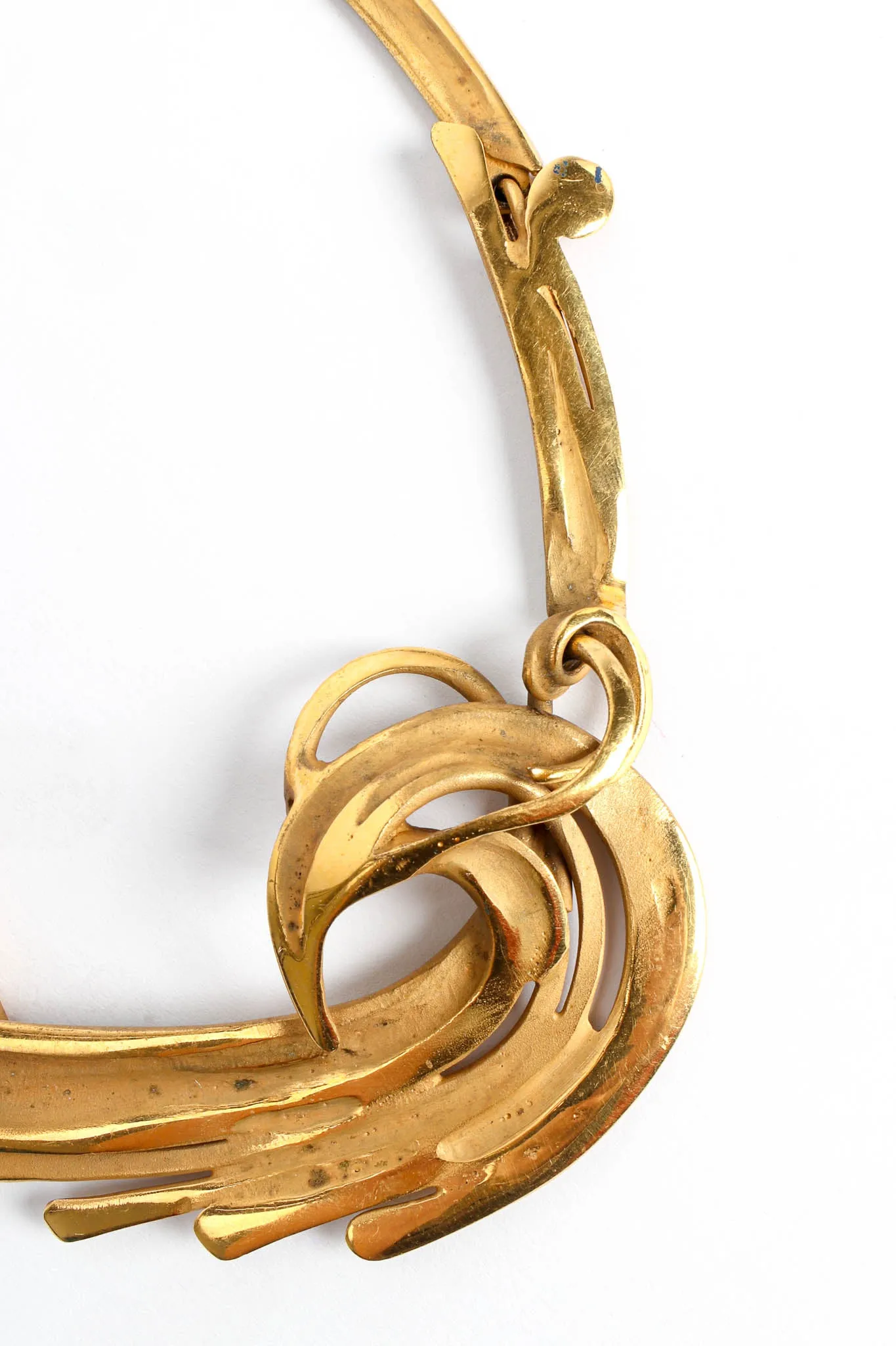 1988 Abstract Flame Choker Necklace