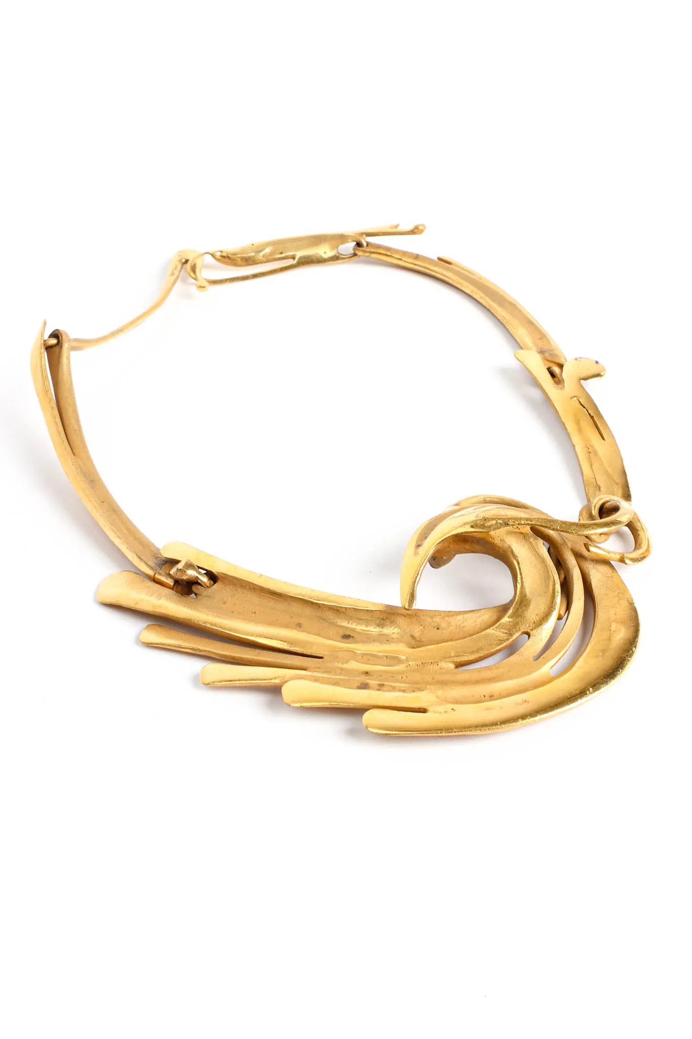 1988 Abstract Flame Choker Necklace