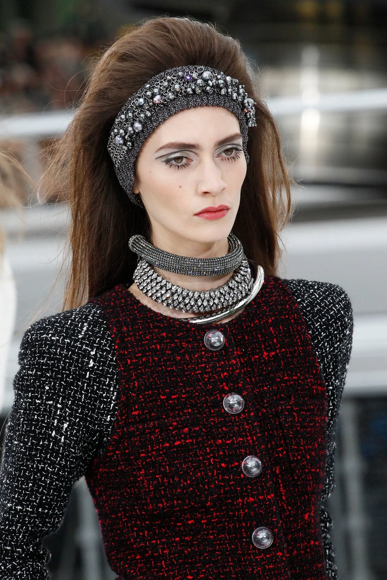 2017 A/W Crystal Choker Collar