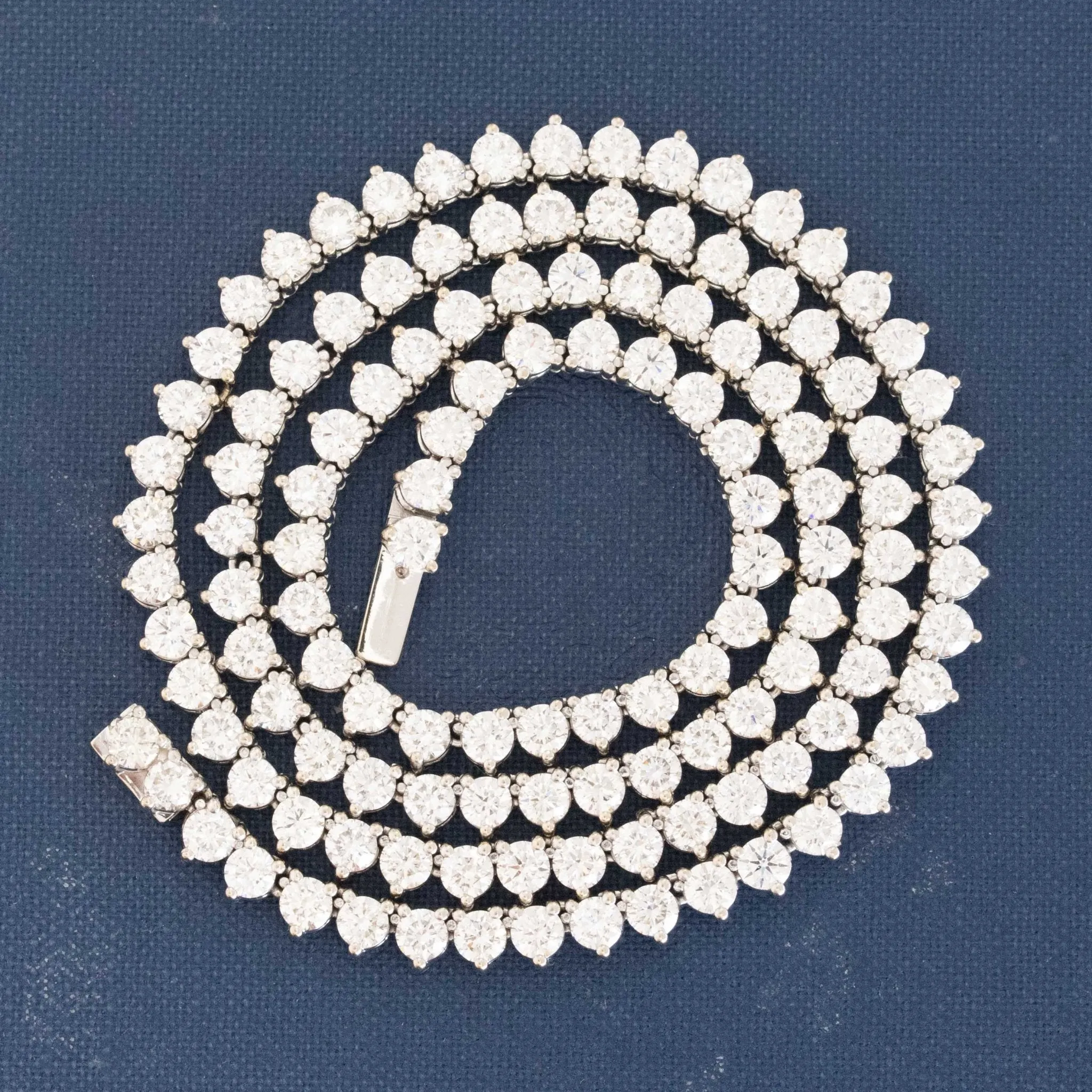 22.50ctw Diamond Tennis Necklace by Roberto Coin