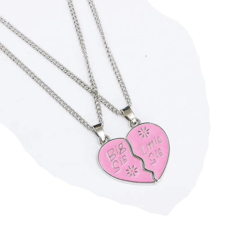 30 Pieces) Heart Shaped Splice Design Necklace Set