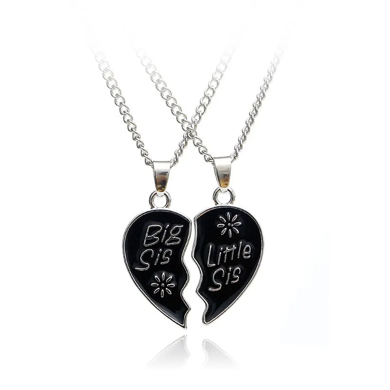 30 Pieces) Heart Shaped Splice Design Necklace Set