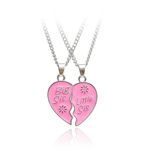 30 Pieces) Heart Shaped Splice Design Necklace Set