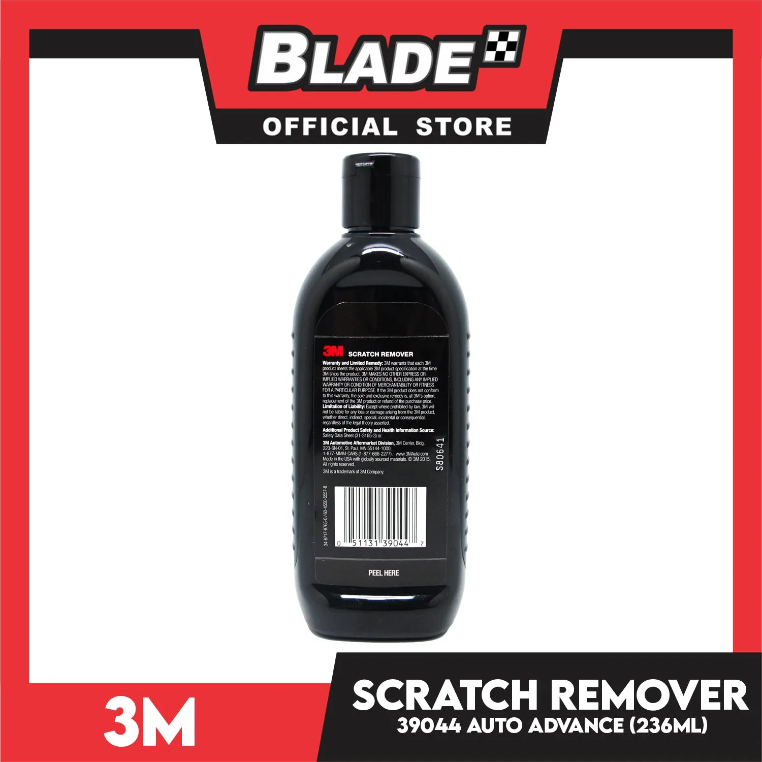 3M Auto Advance Scratch Remover 39044 236ml