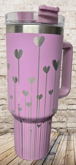 40oz H1 Tumbler | String of Hearts