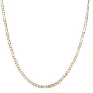 4.53ct tw Diamond Riviera Line Tennis Necklace