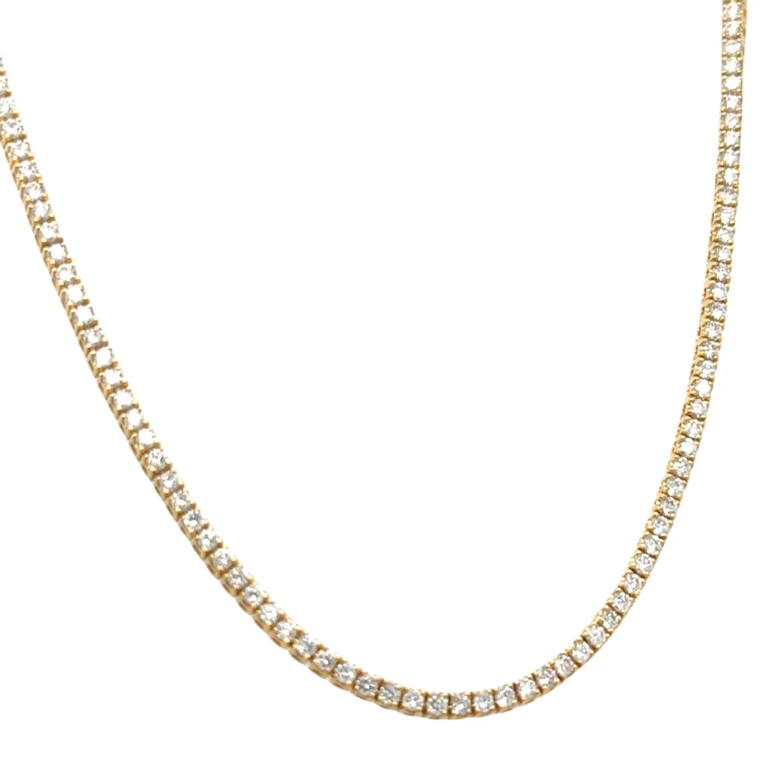 4.53ct tw Diamond Riviera Line Tennis Necklace