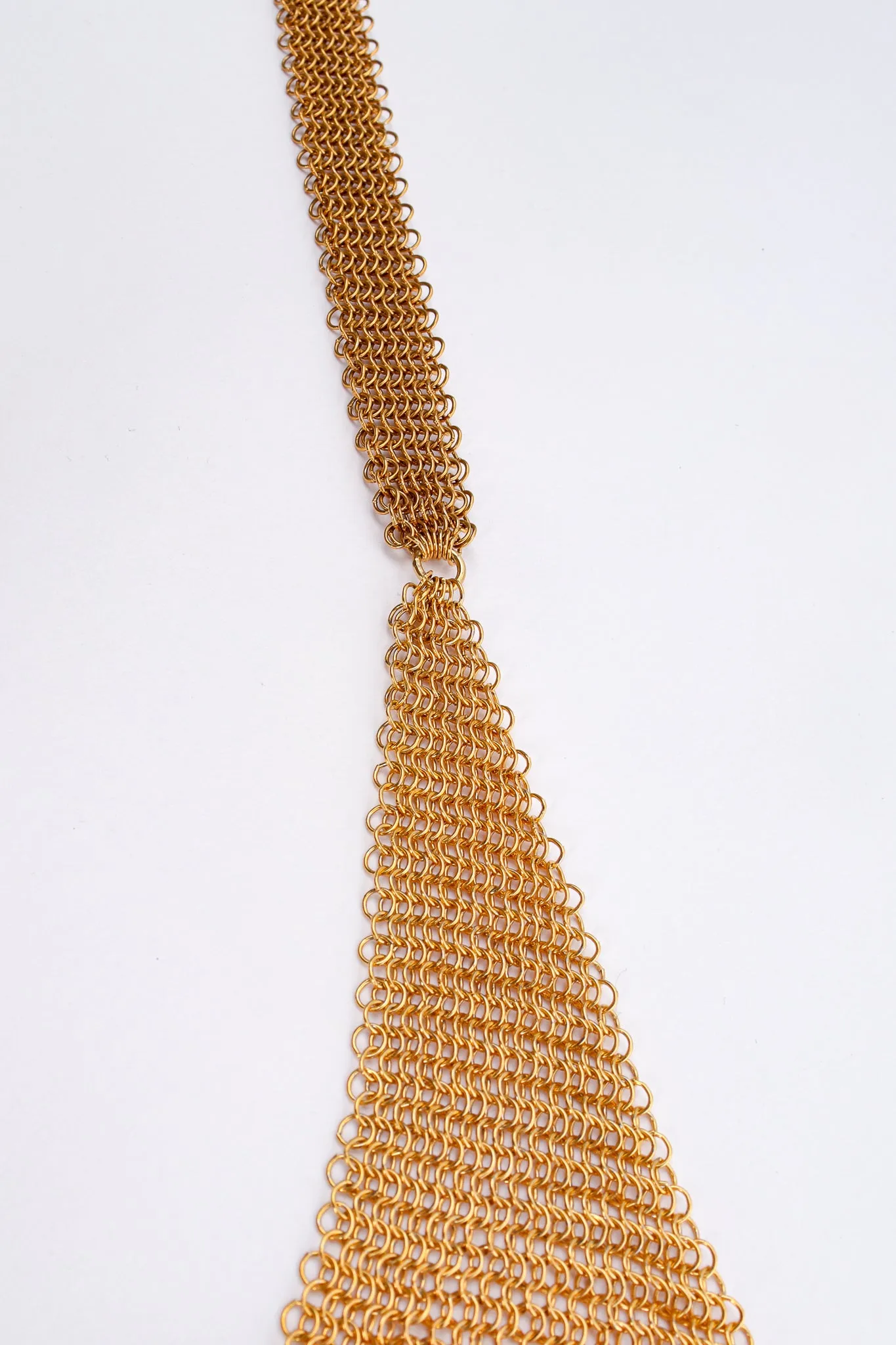 6-Strand Long Ring Mesh Necklace