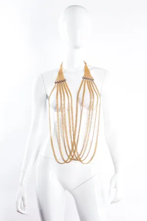 6-Strand Long Ring Mesh Necklace