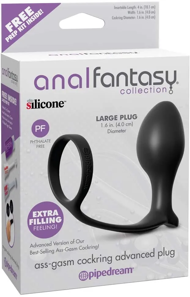 Anal Fantasy Ass-Gasm Large Cock Ring Plug