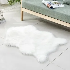 Animal Shaped Faux Fur Accent Rug