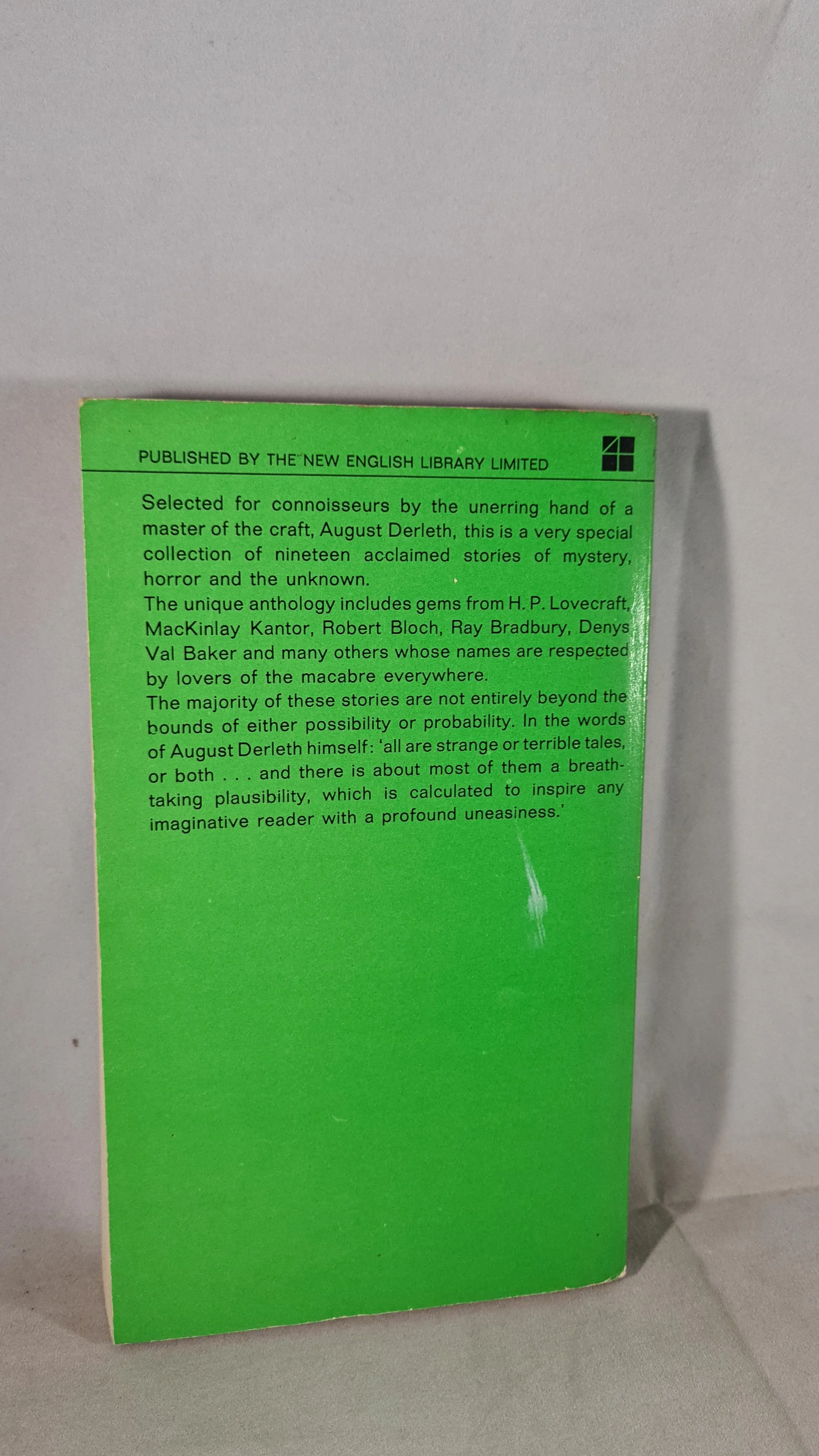 August Derleth - The Night Side :  First Four Square Edition 1966, Paperbacks