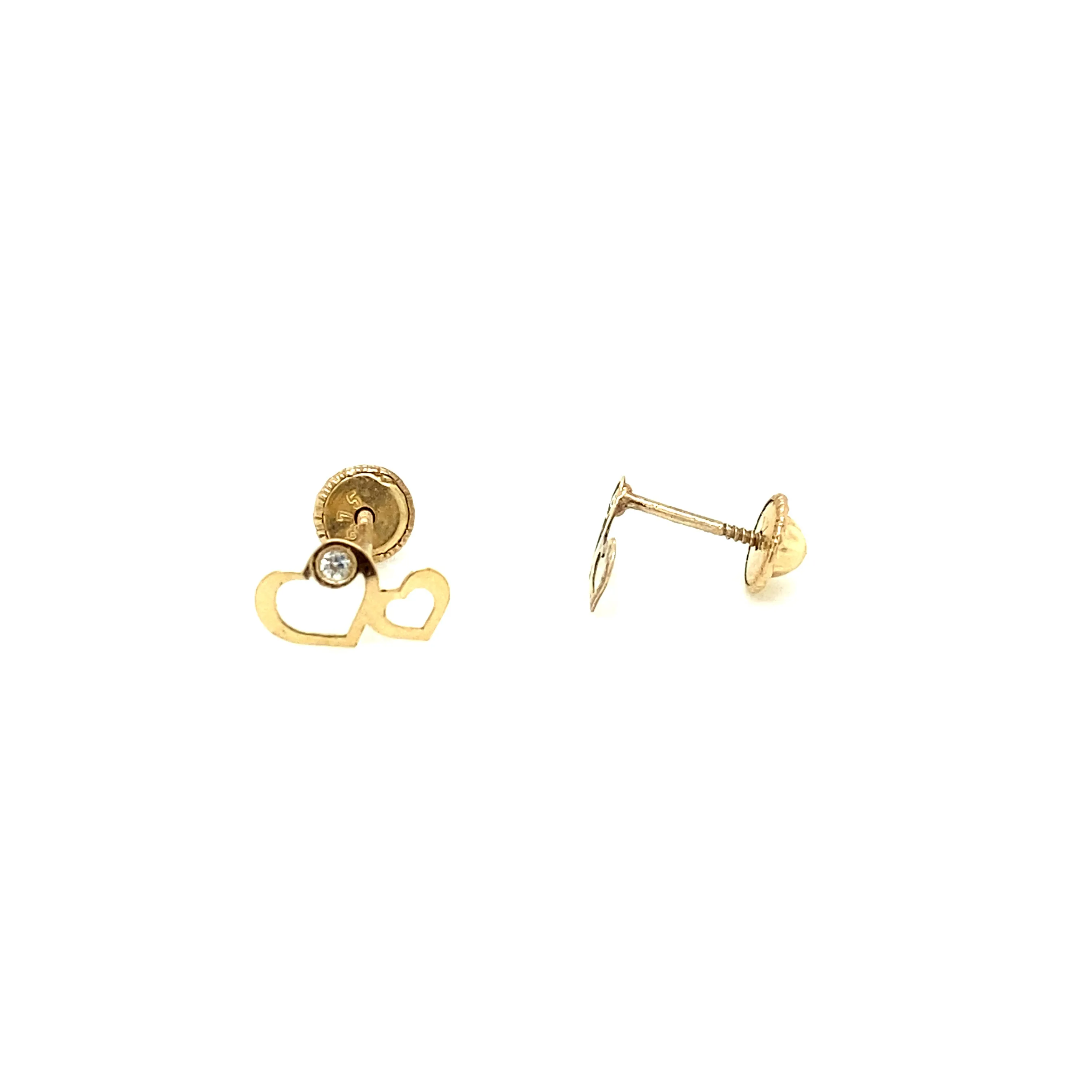 Baby Cute Heart Earrings - 30113