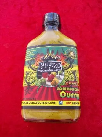 BACK IN STOCK - Blaze Gourmet Hot Jamaican Curry Hot Sauce