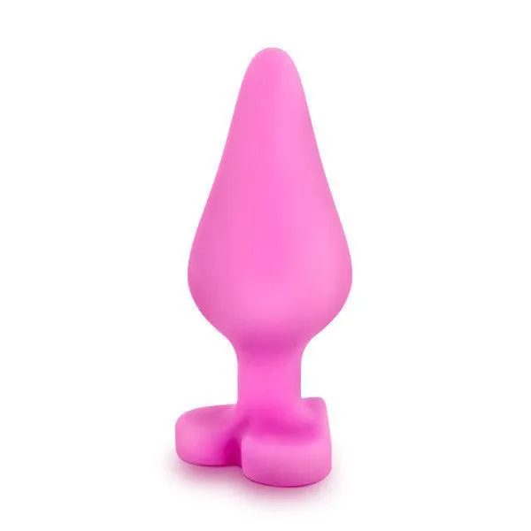Be Mine Naughty Candy Heart Butt Plug - Pink