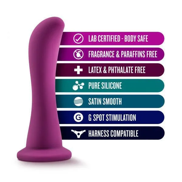 Bellatrix 6.25 Inch G-Spot and Prostate Dildo - Plum Purple