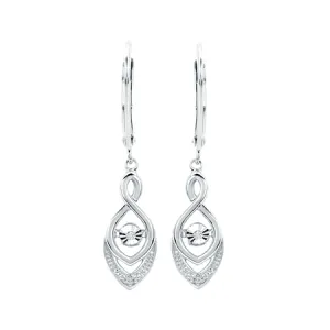 Ben Garelick Shimmering Diamond Marquise Shaped Teardrop Earrings