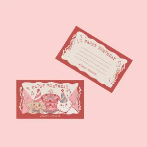 Birthday Note Card