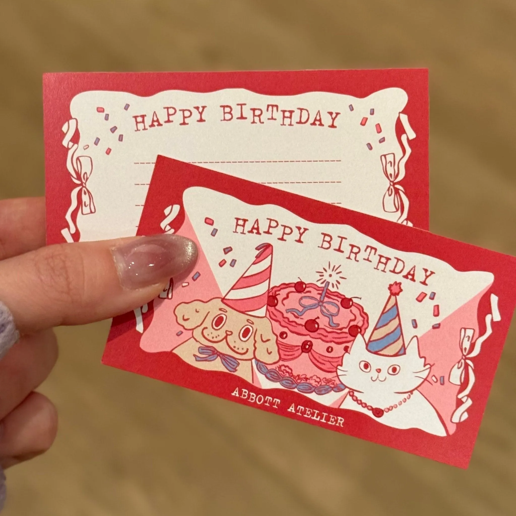 Birthday Note Card