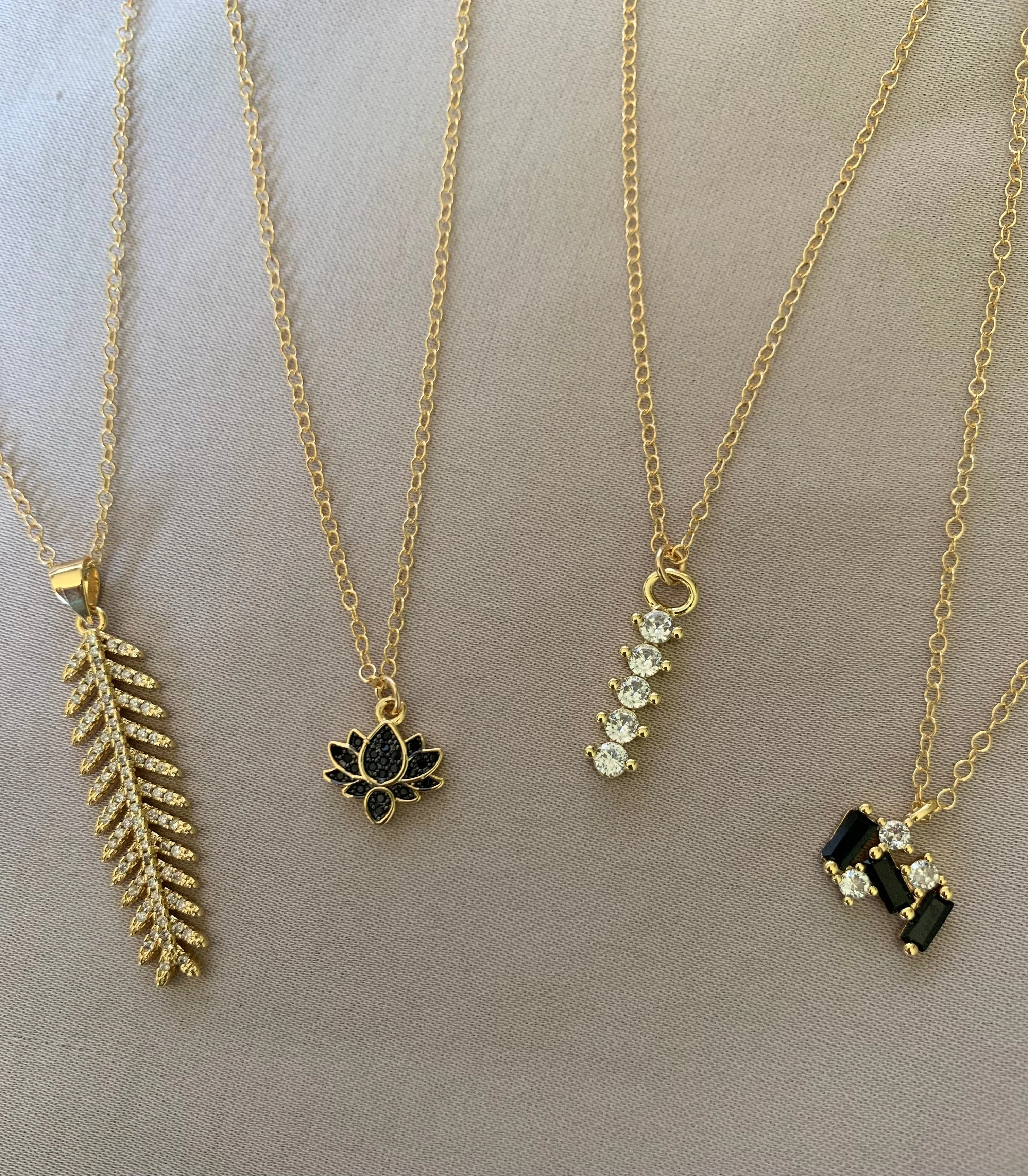 Black Lotus Necklace