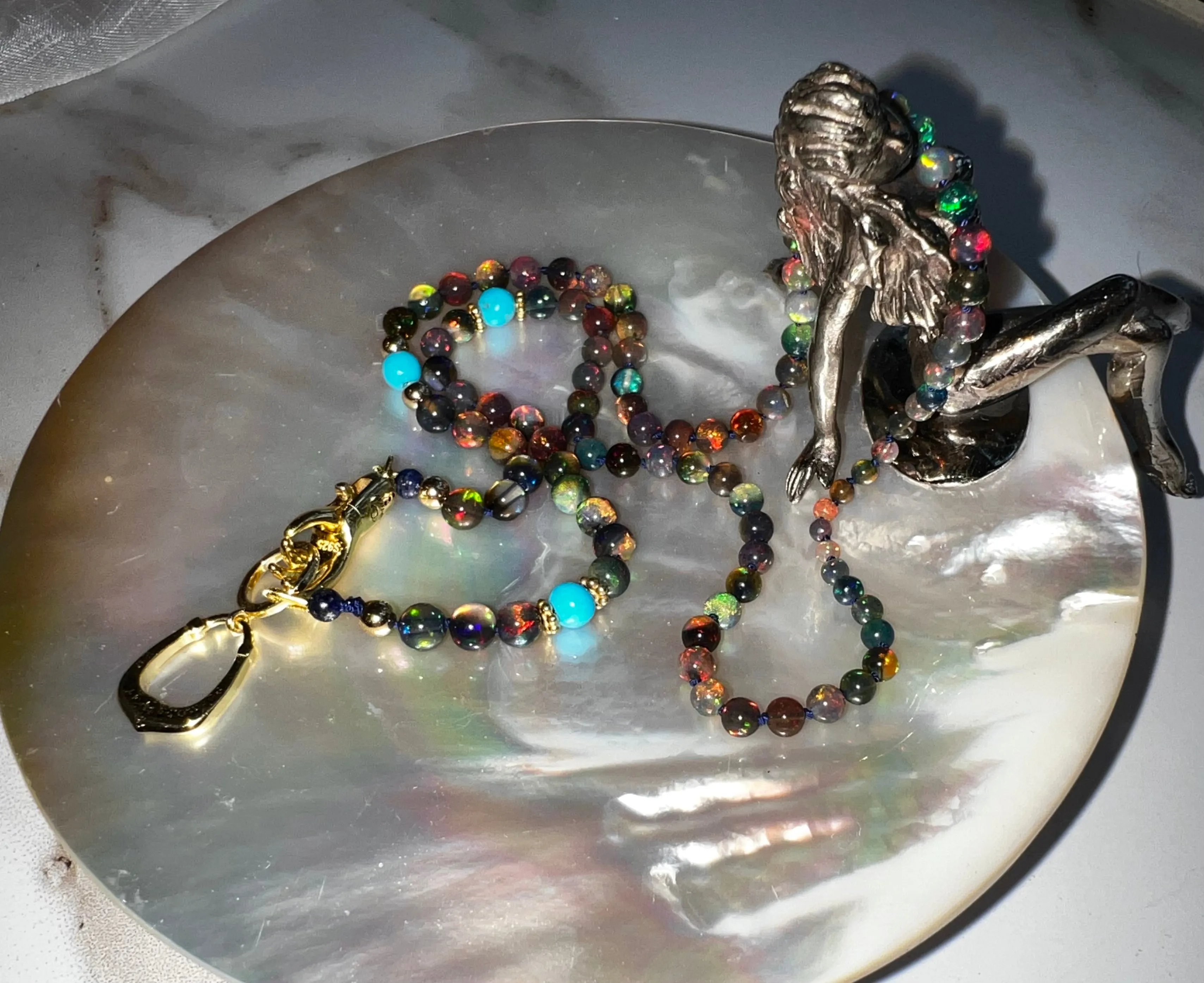 Black Opal Pearl Necklace
