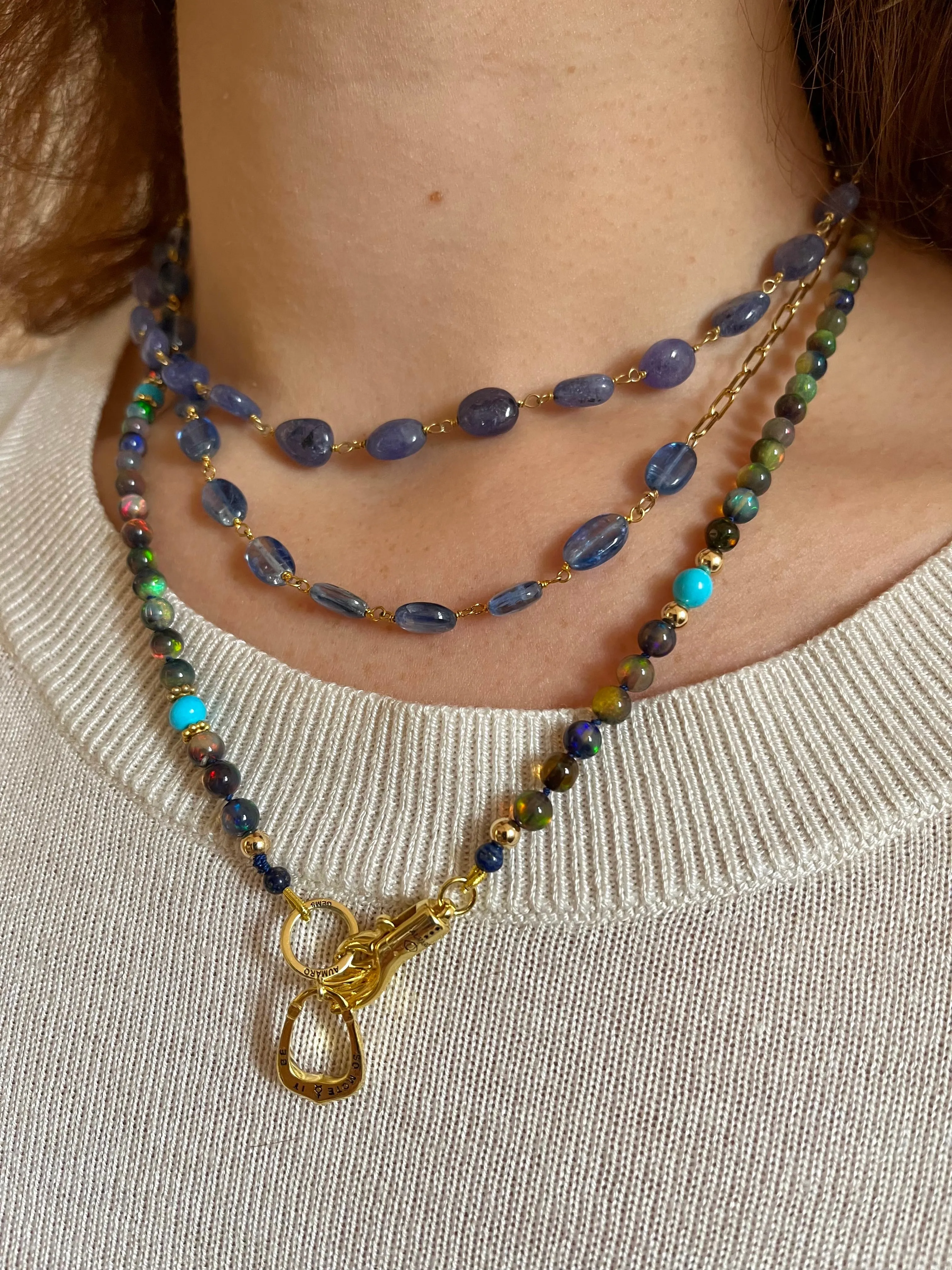 Black Opal Pearl Necklace