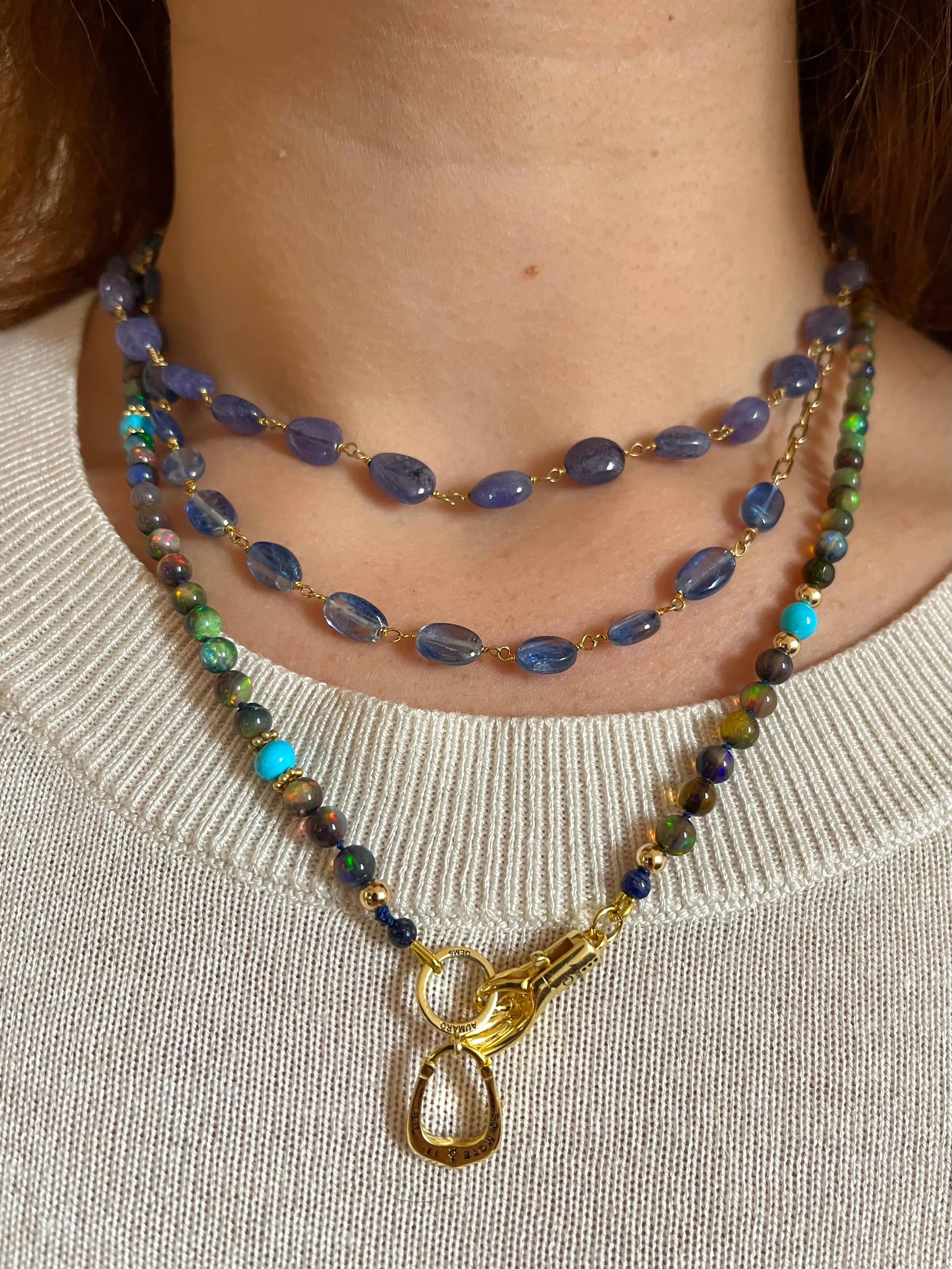 Black Opal Pearl Necklace