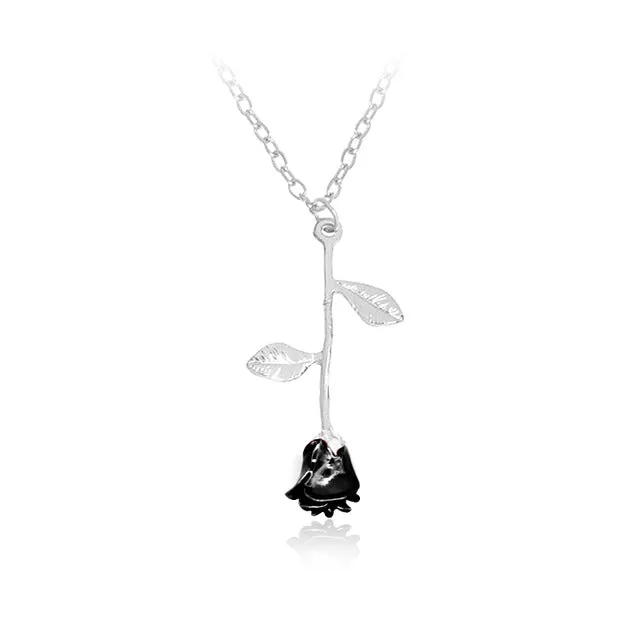 Black Rose Necklace