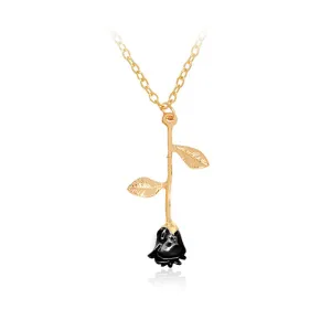 Black Rose Necklace