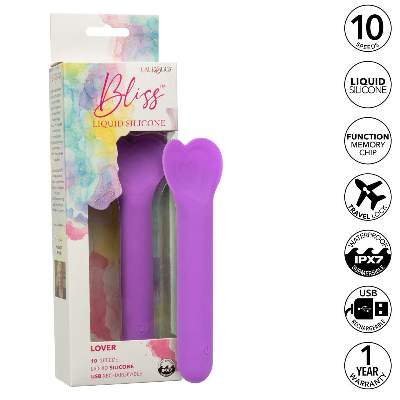 Bliss Lover Heart Shaped Beginner Vibrator