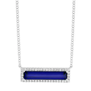Blue Sapphire Necklace