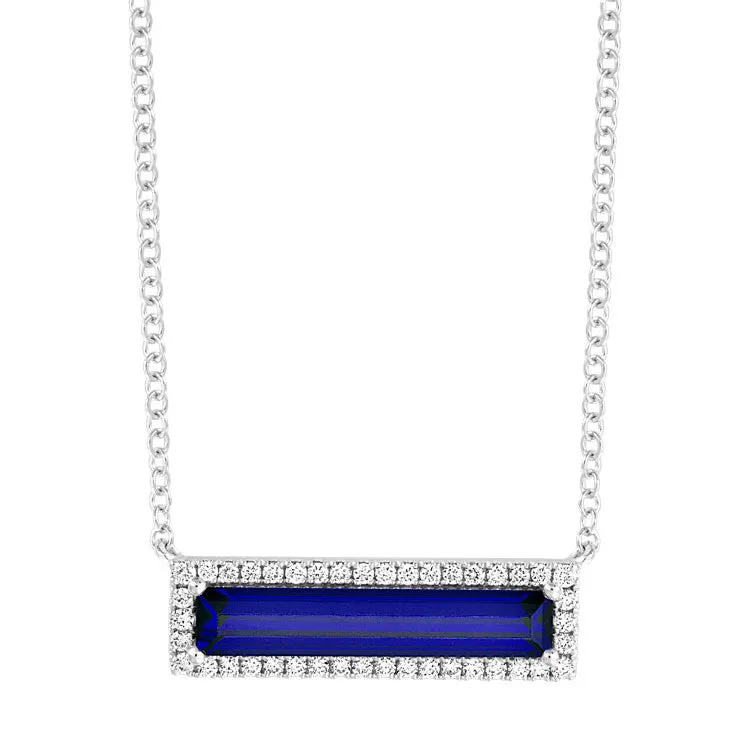 Blue Sapphire Necklace