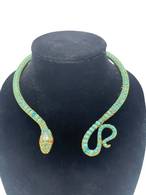 Blue Snake Choker