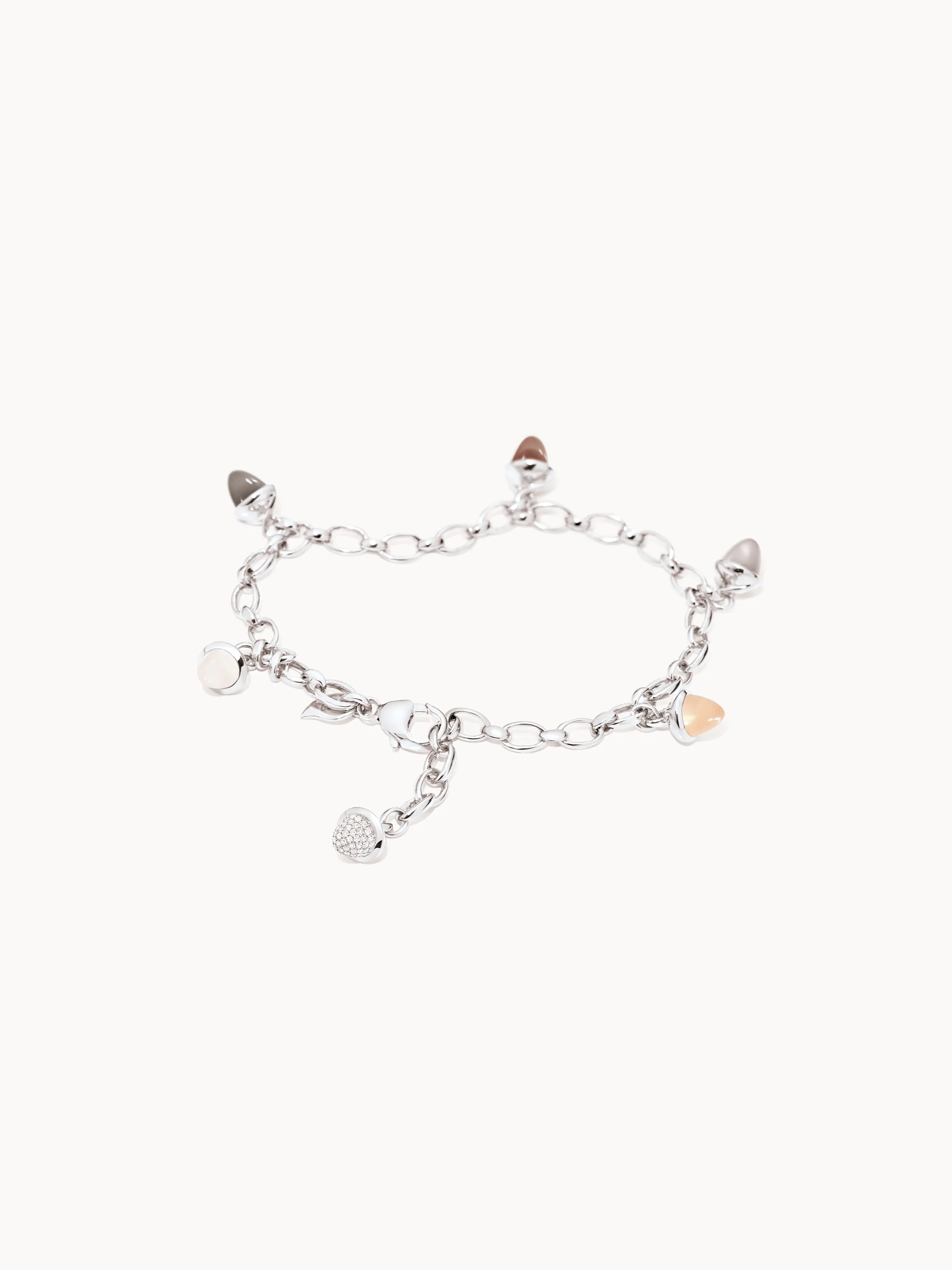 Bracelet MIKADO Charm 'Cashmere' with Diamond Pavé Cashmere