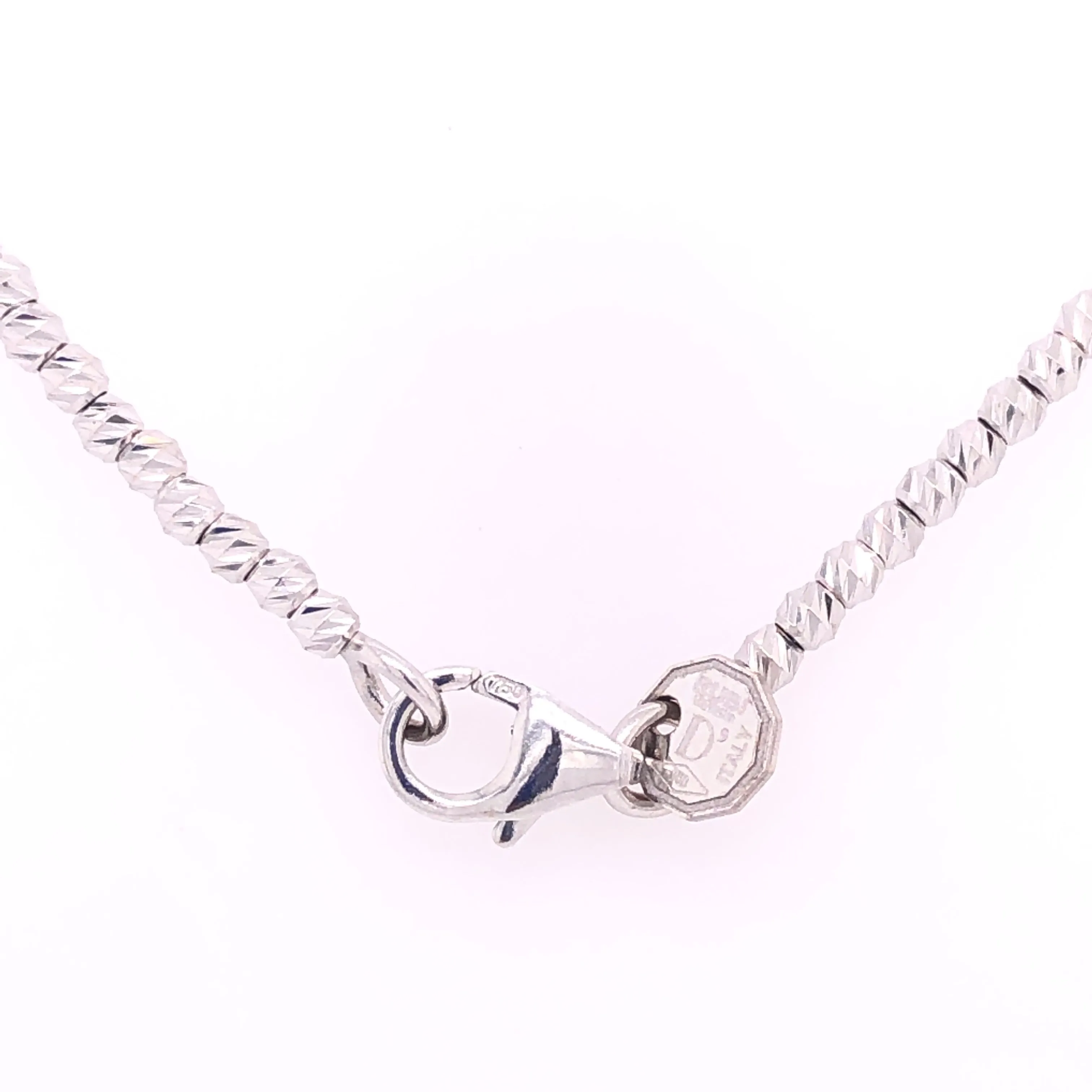 Briolette Silky White Necklace - 50786
