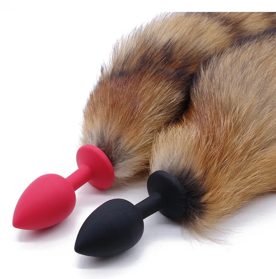 BROWN CAT TAIL TPE PLUG