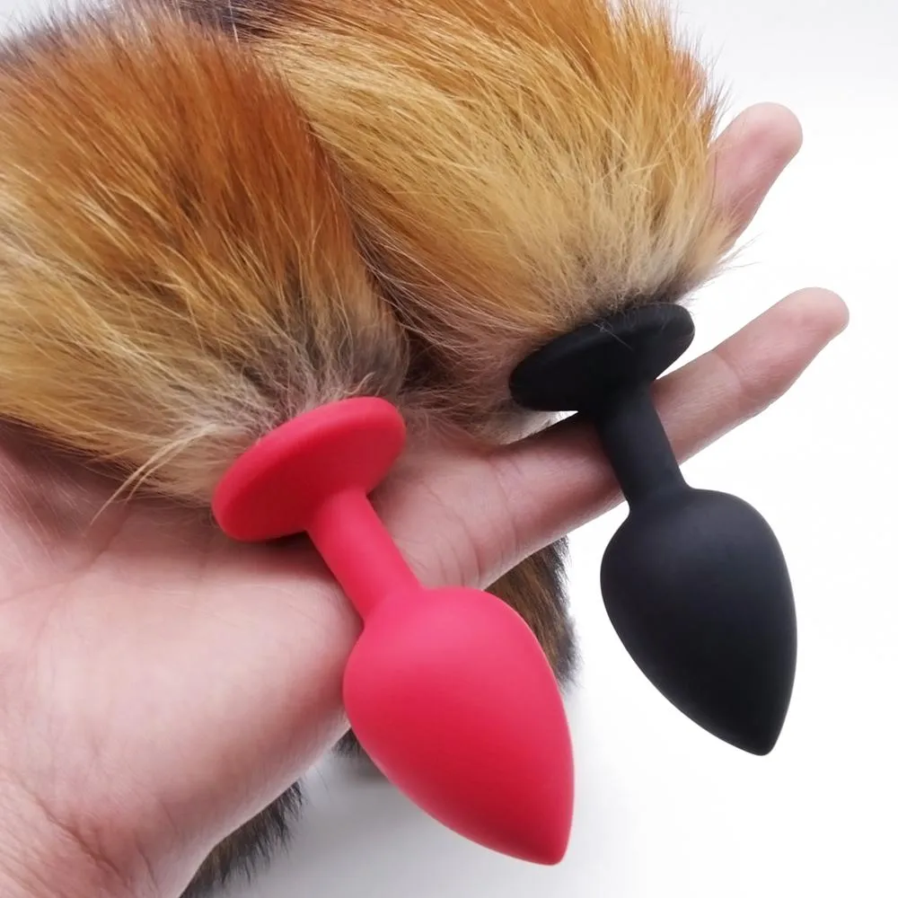BROWN CAT TAIL TPE PLUG