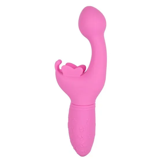 Butterfly Kiss Rechargeable Silicone Vibrator - Pink